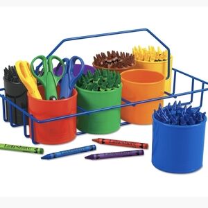Lakeshore Colorful Art Supply Organizer